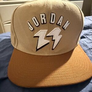 Michael Jordan Tan and Cream SnapBack